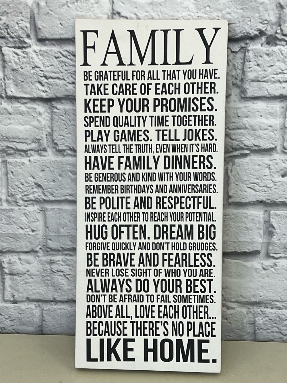 FAMILY WALL PLAQUE